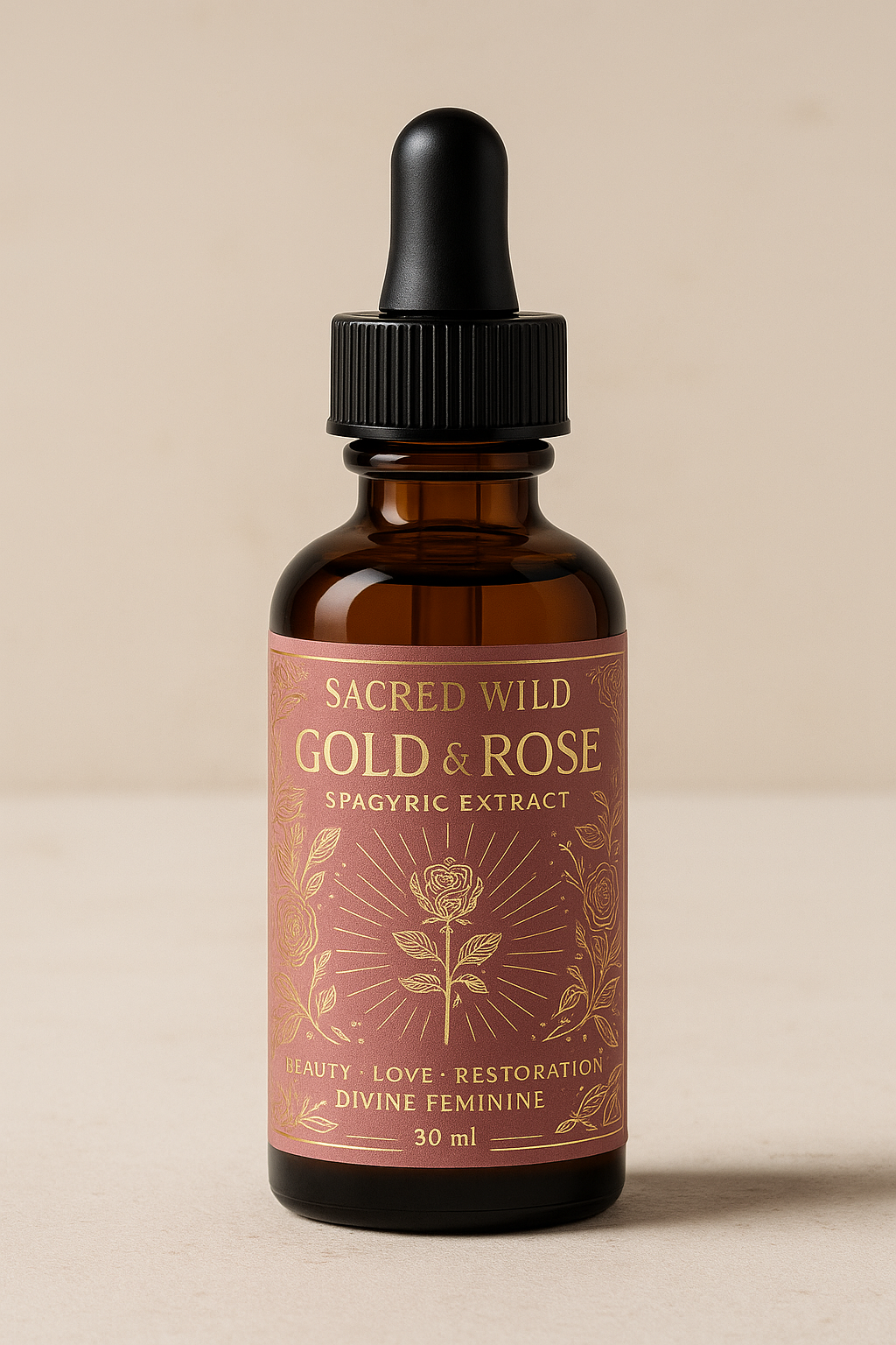 The Gold & Rose Spagyric Elixir